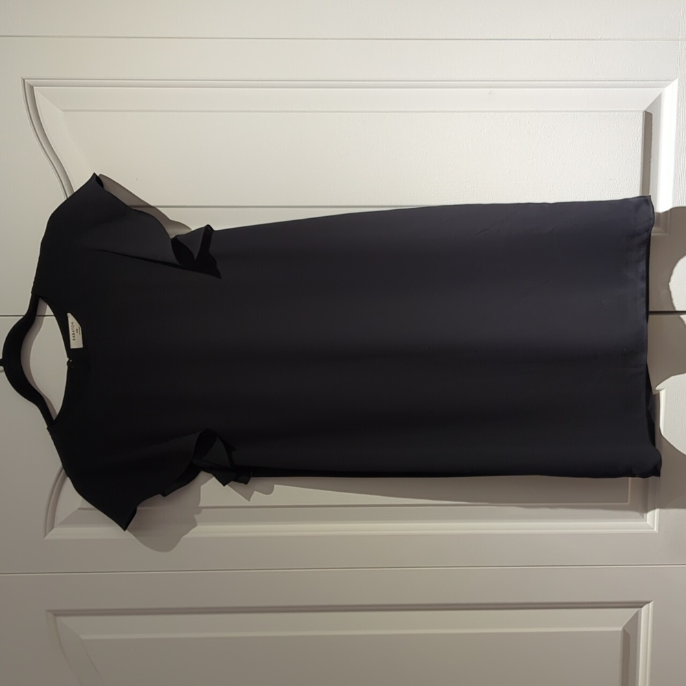 Elegant Black Ruffle Sleeve Little Black Dress Babaton Aritzia